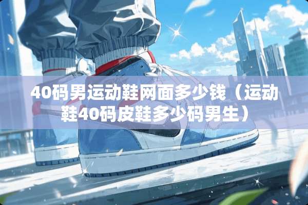 40码男运动鞋网面多少钱（运动鞋40码皮鞋多少码男生）