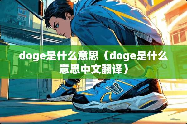doge是什么意思（doge是什么意思中文翻译）
