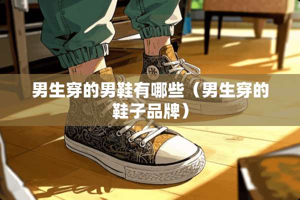 男生穿的男鞋有哪些（男生穿的鞋子品牌）
