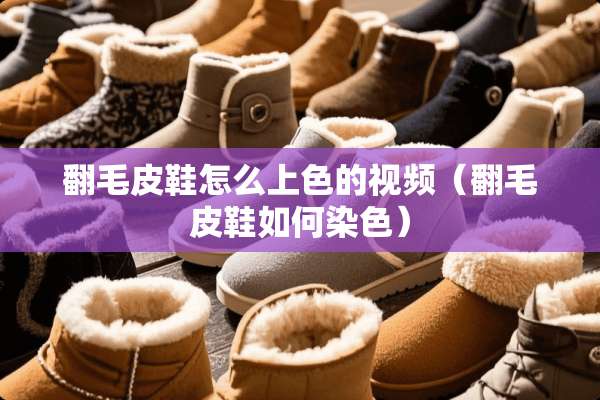 翻毛皮鞋怎么上色的视频（翻毛皮鞋如何染色）
