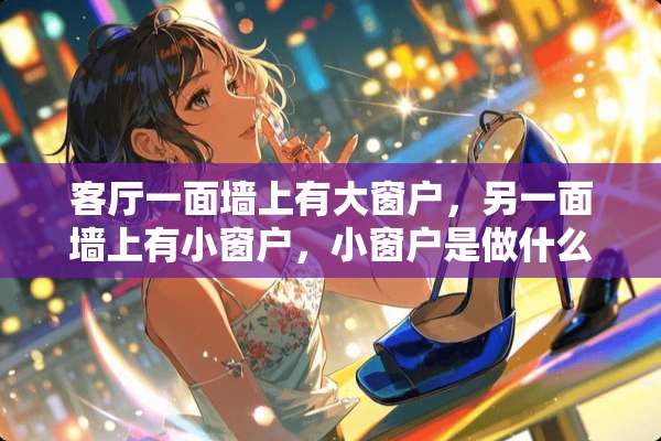 客厅一面墙上有大窗户，另一面墙上有小窗户，小窗户是做什么窗帘？
