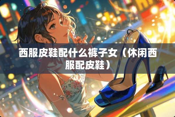 西服皮鞋配什么裤子女（休闲西服配皮鞋）