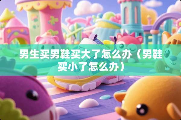 男生买男鞋买大了怎么办（男鞋买小了怎么办）