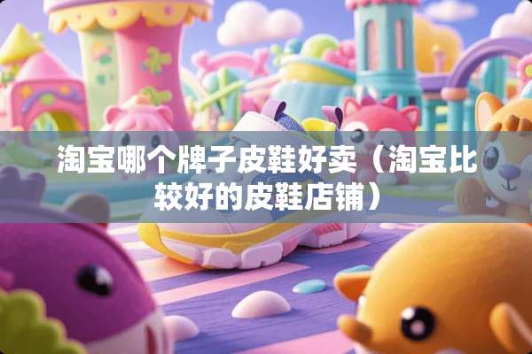 淘宝哪个牌子皮鞋好卖（淘宝比较好的皮鞋店铺）