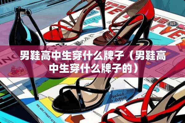 男鞋高中生穿什么牌子（男鞋高中生穿什么牌子的）