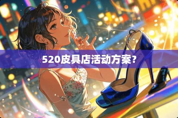 520皮具店活动方案？