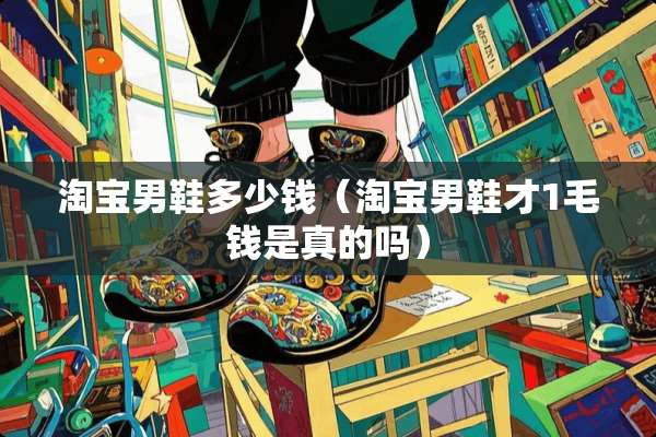 淘宝男鞋多少钱（淘宝男鞋才1毛钱是真的吗）