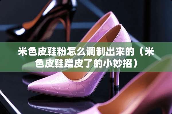 米色皮鞋粉怎么调制出来的（米色皮鞋蹭皮了的小妙招）