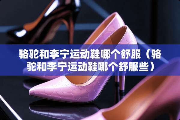骆驼和李宁运动鞋哪个舒服（骆驼和李宁运动鞋哪个舒服些）