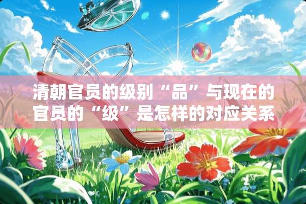 清朝官员的级别“品”与现在的官员的“级”是怎样的对应关系？