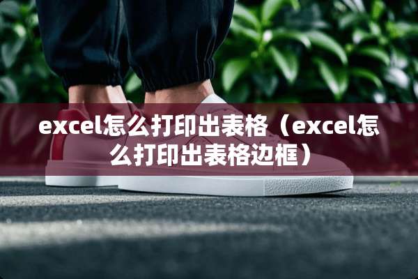 excel怎么打印出表格（excel怎么打印出表格边框）