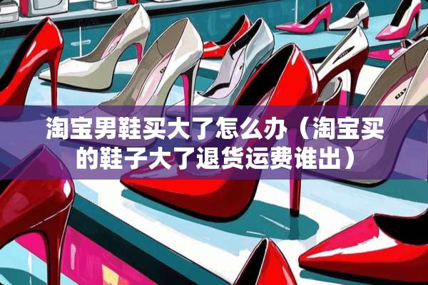 淘宝男鞋买大了怎么办（淘宝买的鞋子大了退货运费谁出）