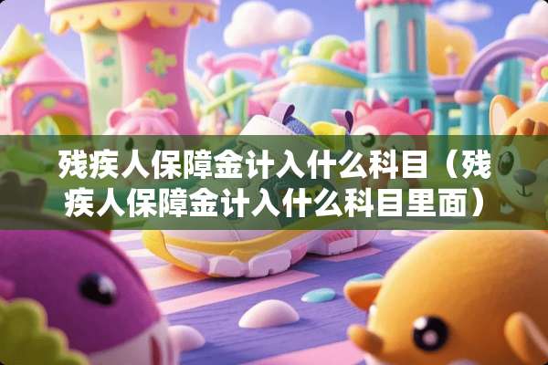 残疾人保障金计入什么科目（残疾人保障金计入什么科目里面）