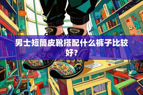 男士短筒皮靴搭配什么裤子比较好？