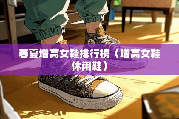 春夏增高女鞋排行榜（增高女鞋休闲鞋）