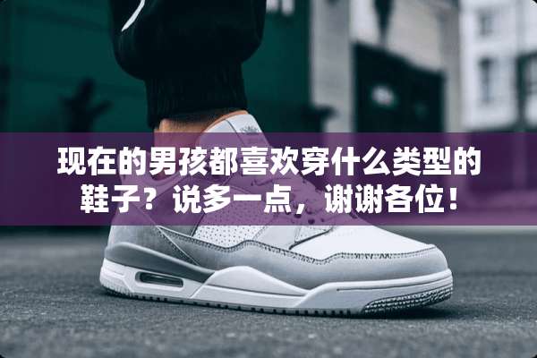 现在的男孩都喜欢穿什么类型的鞋子？说多一点，谢谢各位！