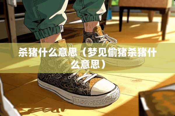 杀猪什么意思（梦见偷猪杀猪什么意思）