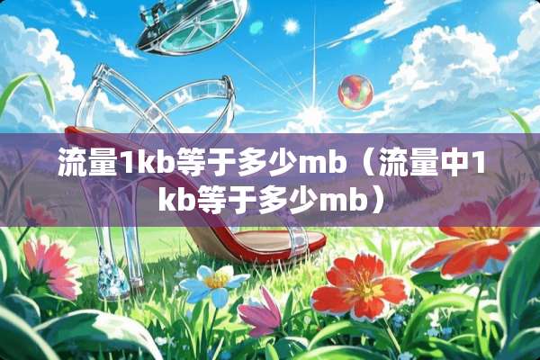 流量1kb等于多少mb（流量中1kb等于多少mb）