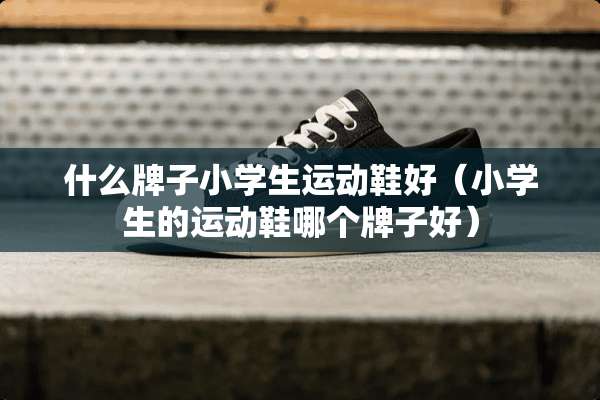 什么牌子小学生运动鞋好（小学生的运动鞋哪个牌子好）