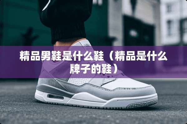 精品男鞋是什么鞋（精品是什么牌子的鞋）