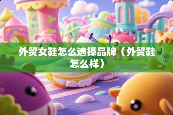 外贸女鞋怎么选择品牌（外贸鞋怎么样）