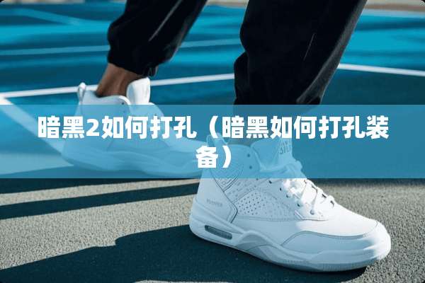 暗黑2如何打孔（暗黑如何打孔装备）