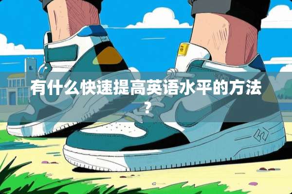 有什么快速提高英语水平的方法？