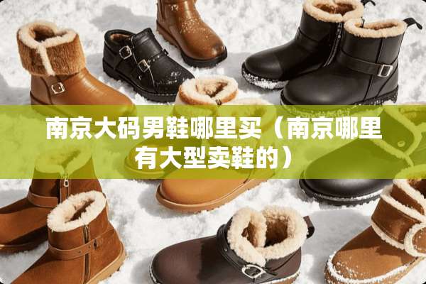 ***码男鞋哪里买（南京哪里有大型卖鞋的）