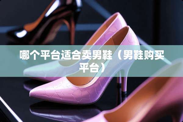 哪个平台适合卖男鞋（男鞋购买平台）