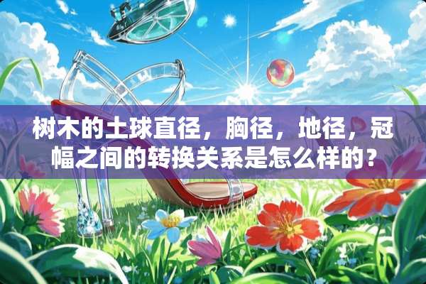 树木的土球直径，胸径，地径，冠幅之间的转换关系是怎么样的？