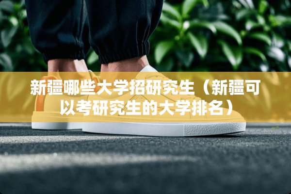 新疆哪些大学招研究生（新疆可以考研究生的大学排名）