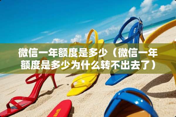 微信一年额度是多少（微信一年额度是多少为什么转不出去了）