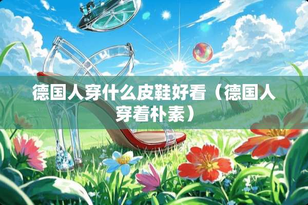德国人穿什么皮鞋好看（德国人穿着朴素）