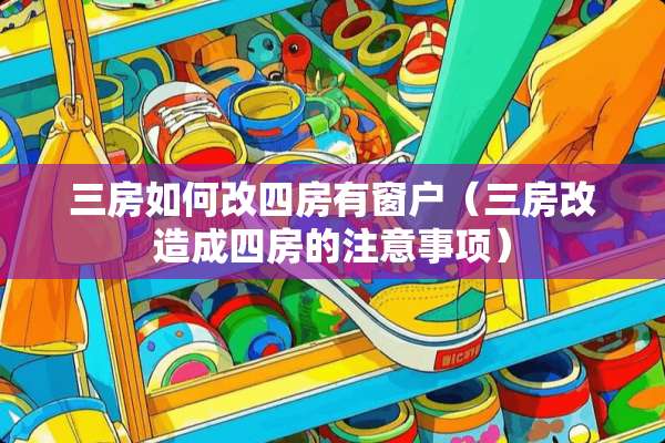 三房如何改四房有窗户（三房改造成四房的注意事项）