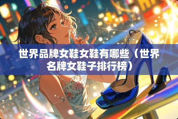 世界品牌女鞋女鞋有哪些（世界名牌女鞋子排行榜）