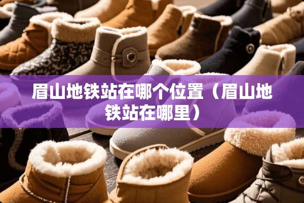 眉山地铁站在哪个位置（眉山地铁站在哪里）