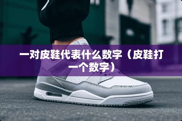 一对皮鞋代表什么数字（皮鞋打一个数字）