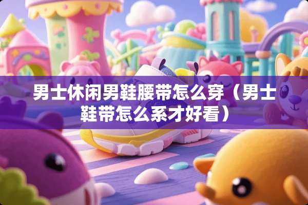 男士休闲男鞋腰带怎么穿（男士鞋带怎么系才好看）