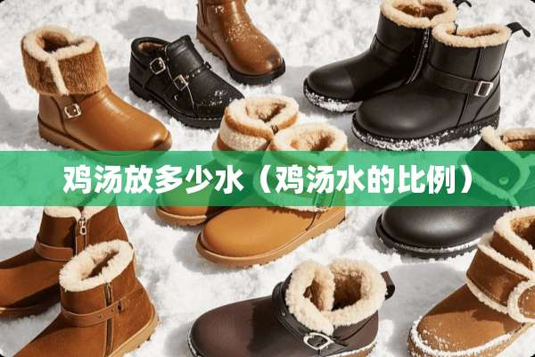 鸡汤放多少水（鸡汤水的比例）