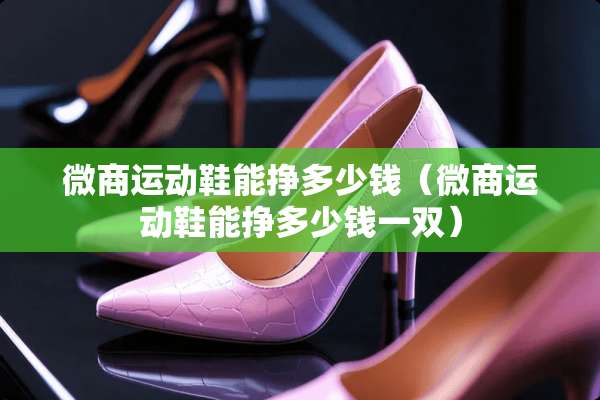 微商运动鞋能挣多少钱（微商运动鞋能挣多少钱一双）