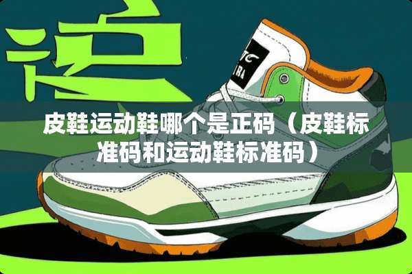 皮鞋运动鞋哪个是正码（皮鞋标准码和运动鞋标准码）