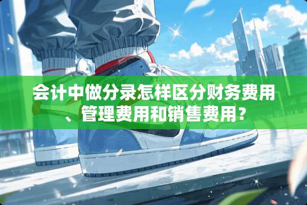 会计中做分录怎样区分财务费用、管理费用和销售费用？