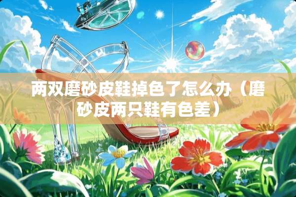 两双磨砂皮鞋掉色了怎么办（磨砂皮两只鞋有色差）