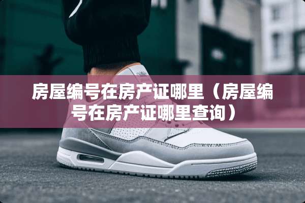 房屋编号在房产证哪里（房屋编号在房产证哪里查询）