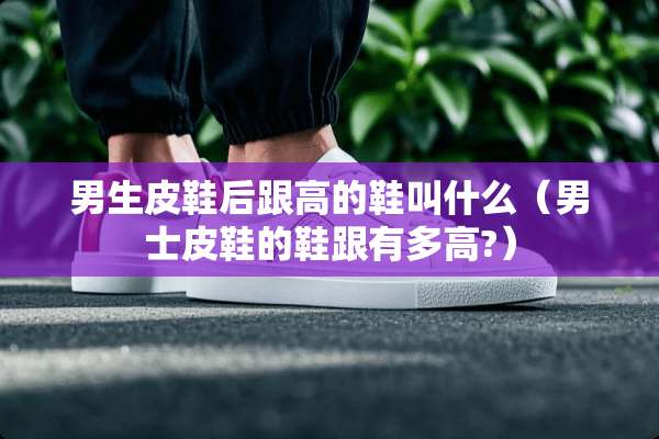 男生皮鞋后跟高的鞋叫什么（男士皮鞋的鞋跟有多高?）