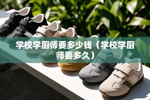 学校学厨师要多少钱（学校学厨师要多久）