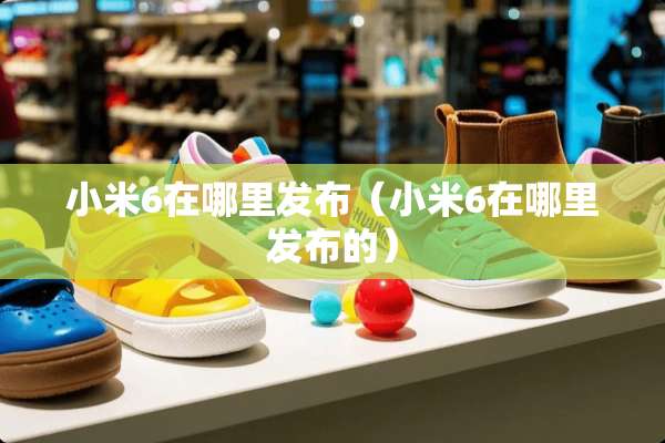 小米6在哪里发布（小米6在哪里发布的）