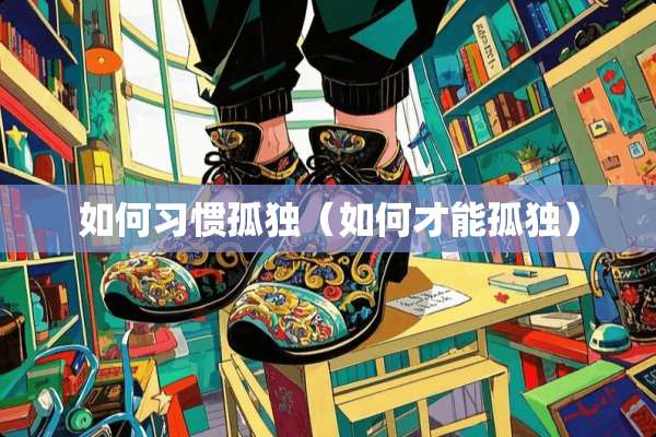 如何习惯孤独（如何才能孤独）
