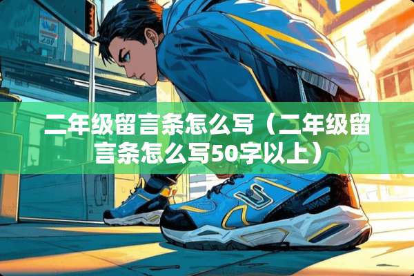 二年级留言条怎么写（二年级留言条怎么写50字以上）