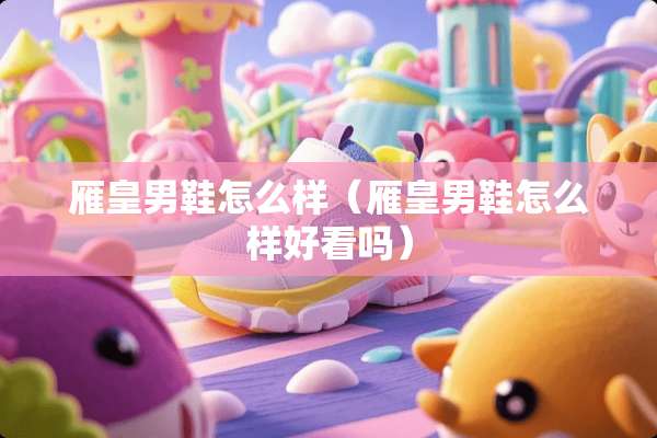 雁皇男鞋怎么样（雁皇男鞋怎么样好看吗）
